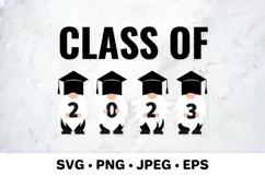 Graduation gnomes SVG. Class of 2023. Senior gnomes Product Image 1