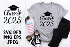 Class of 2025 SVG. Graduation hat. Grad of 2025 shirt design Product Image 1