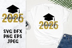Class of 2025 SVG. Graduation cap. Grad of 2025 shirt design Product Image 1