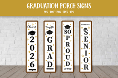 Graduation Porch Sign Bundle SVG. Class of 2026 Porch Signs Product Image 1