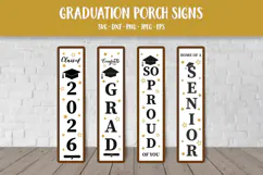 Graduation Porch Signs SVG. Class of 2026 Porch Signs Product Image 1