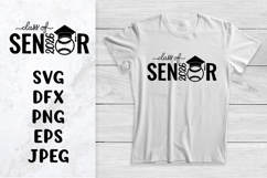 Baseball senior 2026 SVG. Graduation shirt design Product Image 1