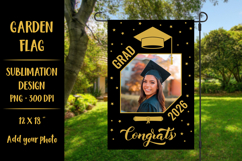 Graduation Class of 2026 Garden flag sublimation design 04 Product Image 1
