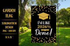 Graduation 2026 garden flag sublimation design Graduation Product Image 1