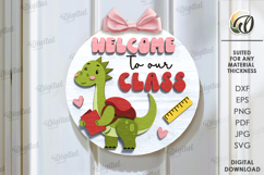 Classroom Door Signs Bundle Laser Cut. School SVG Product Image 12
