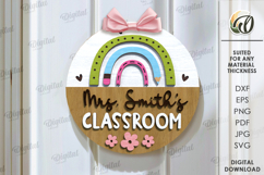 Classroom Door Signs Bundle Laser Cut. School SVG Product Image 9