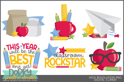 Back to School Animals &amp; Alphabet Clipart Bundle Product Image 4