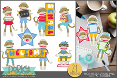Back to School Animals &amp; Alphabet Clipart Bundle Product Image 6