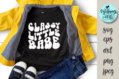 Classy little babe svg, kids svg Product Image 1