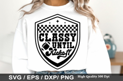 Football Mom SVG Design - Crazy Proud Always Loud Cheer Mom Product Image 2