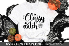 Classy witch SVG - Halloween Design Product Image 1