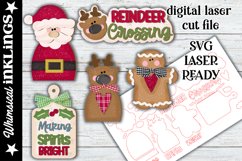 Claus For Celebration SVG Set For Laser Cutting Product Image 1