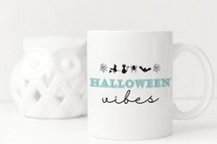 Halloween Vibes Teal PNG Sublimation Design Product Image 1