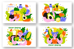 10 Clean Eating Illustration Product Image 2