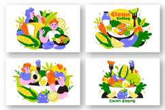 10 Clean Eating Illustration Product Image 3