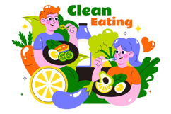 10 Clean Eating Illustration Product Image 4