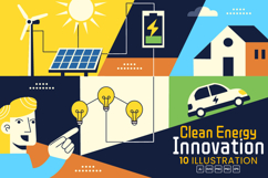 10 Clean Energy Innovation Illustration Product Image 1