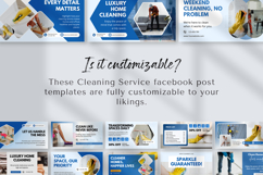 Cleaning Business Canva Facebook Design Product Image 3