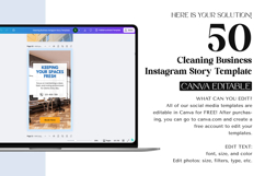 Cleaning Business Instagram Story Templates Product Image 10