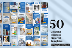 Cleaning Business Pinterest Canva Design Product Image 9