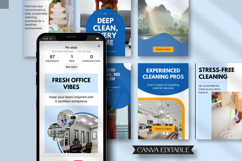 Cleaning Business Pinterest Canva Design Product Image 7