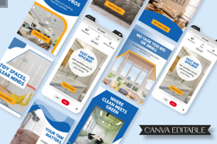 Cleaning Business Pinterest Canva Design Product Image 5