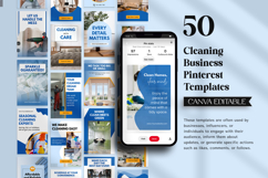 Cleaning Business Pinterest Canva Design Product Image 4