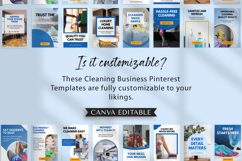 Cleaning Business Pinterest Canva Design Product Image 3