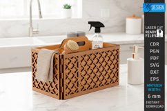 Cleaning Caddy Organizers Laser Cut Bundle | Storage Boxes Product Image 10