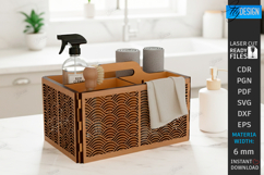 Cleaning Caddy Organizers Laser Cut Bundle | Storage Boxes Product Image 8