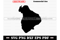 Clear Lake MI Michigan Map Silhouette SVG PNG DX EPS PDF Product Image 1