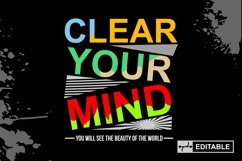 CLEAR YOUR MIND VECTOR Product Image 2