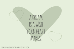 Clementina Sans Font Product Image 6