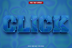 Click 3D editable text effect Product Image 1