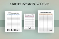 Editable Client Appointment Tracker | Business Appointment Product Image 4