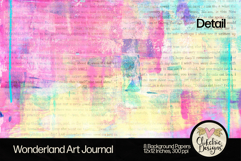 Wonderland Background Papers - Art JournalTextures Product Image 3