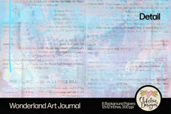 Wonderland Background Papers - Art JournalTextures Product Image 6