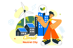10 Climate Neutral City Illustration Product Image 4