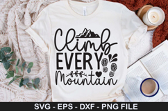Adventure SVG Design - Climb Every Mountain Product Image 5