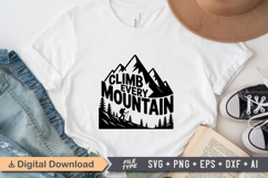 Climb Every Mountain SVG File | Camping SVG | Outdoor Design Product Image 2