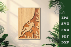 Climb Lasercut Wall Decor SVG Product Image 1