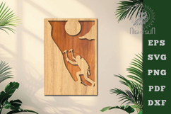 Climb Lasercut Wall Decor SVG Product Image 1
