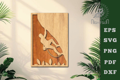 Climb Lasercut Wall Decor SVG Product Image 1