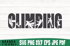 Climbing Svg Cut File Design Product Image 1