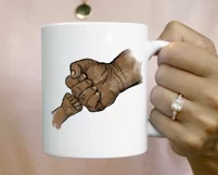 Father And Son Fists | African American | Sublimation Png Product Image 2