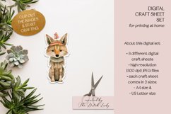 Prairie Animals Craft Sheets - 3 Printable JPEG File Product Image 5