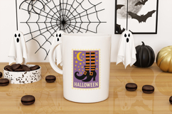 Cute Spooky Halloween Postage Stamp PNG | Sublimation BUNDLE Product Image 5