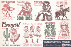 Vintage Western Cowgirl Sublimation Bundle Product Image 1