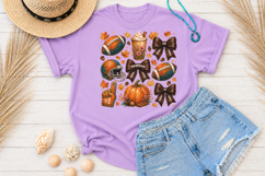 Retro Fall Baseball Sublimation PNG Product Image 2