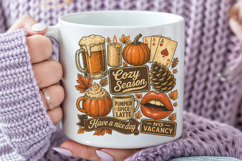 Retro Fall Baseball Sublimation PNG Product Image 4